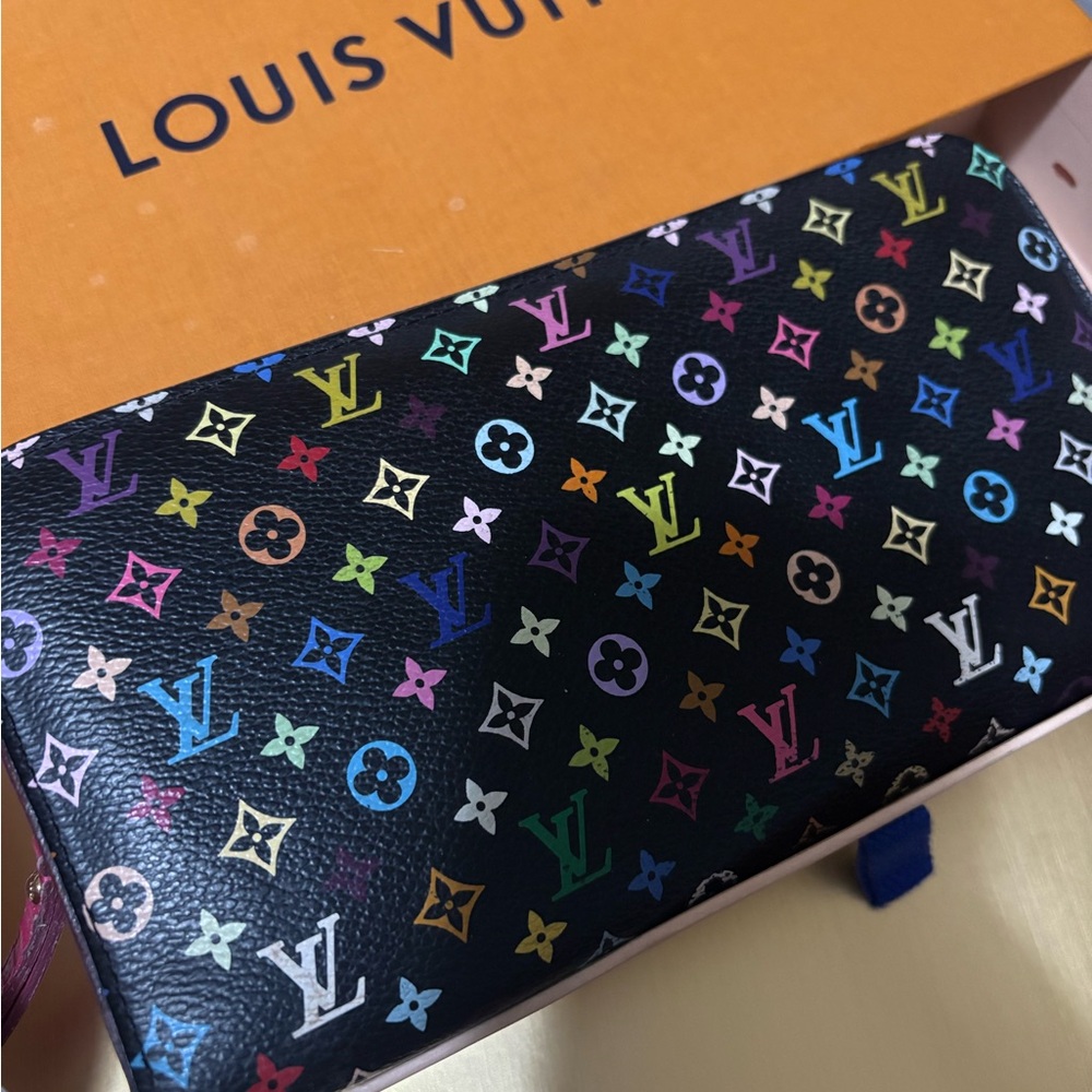 Louis Vuitton Black Multicolor Monogram Wallet